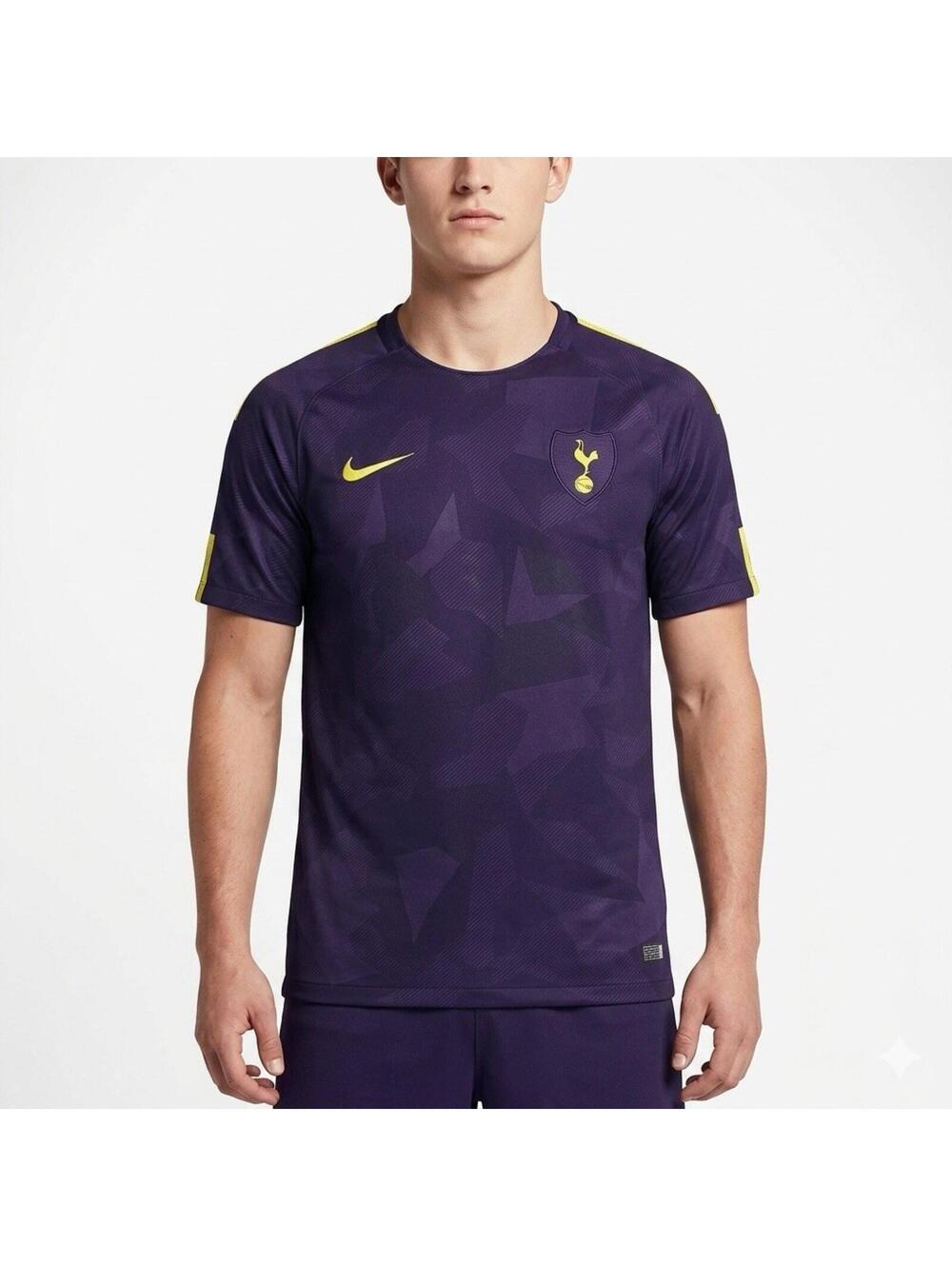 Nike Tottenham Hotspur 2017-2018 Third Kit Soccer Jersey Shirt Purple Mens M/L